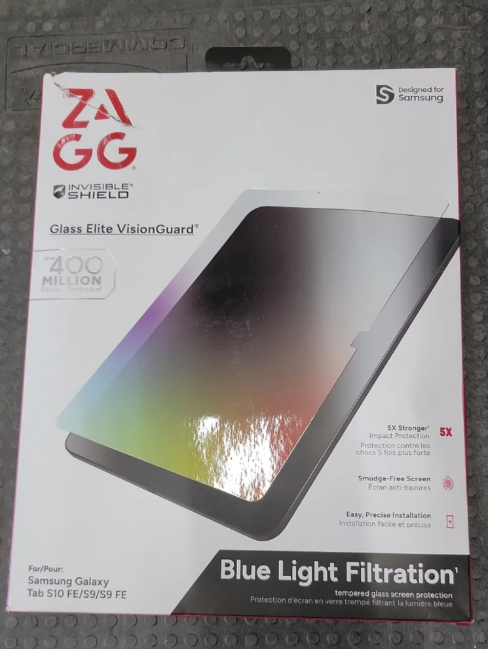 ZAGGBlue Light Filtration Glass Screen Protector for Samsung Tab S10 FE/S9/S9 FE
